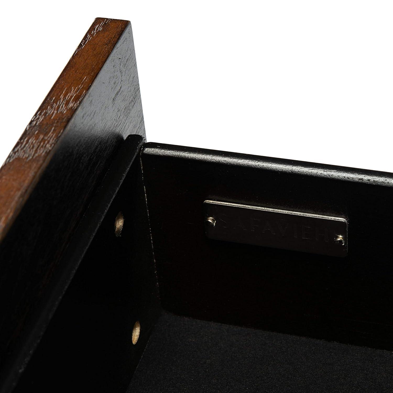 Estelle Nightstand - FOX6262 - Walnut - Safavieh Couture