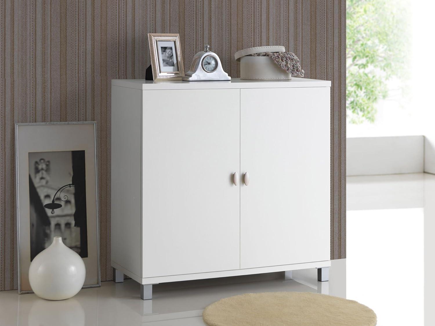 Marcy Modern and Contemporary Wood Entryway Storage Sideboard Cabinet - Baxton Studio