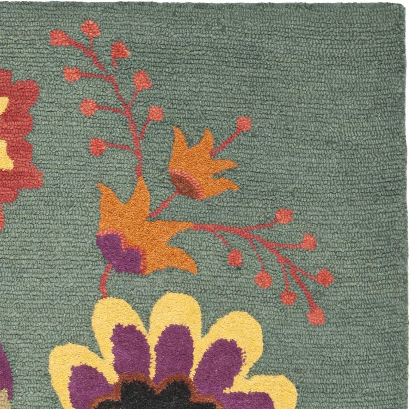 Blossom BLM679 Hand Hooked Area Rug  - Safavieh