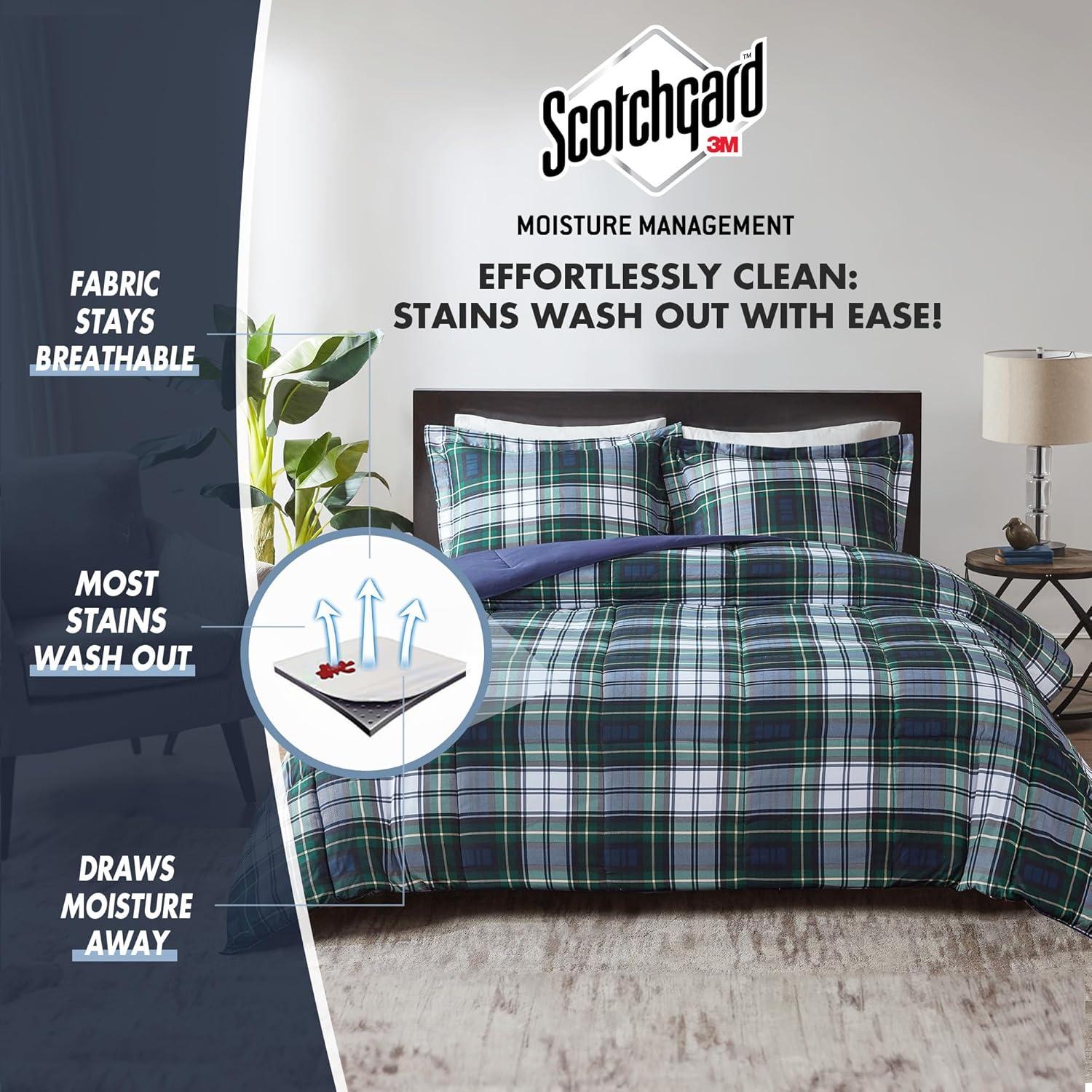 Madison Park Essentials Parkston 3M Scotchgard Down Alternative All Season Comforter Set