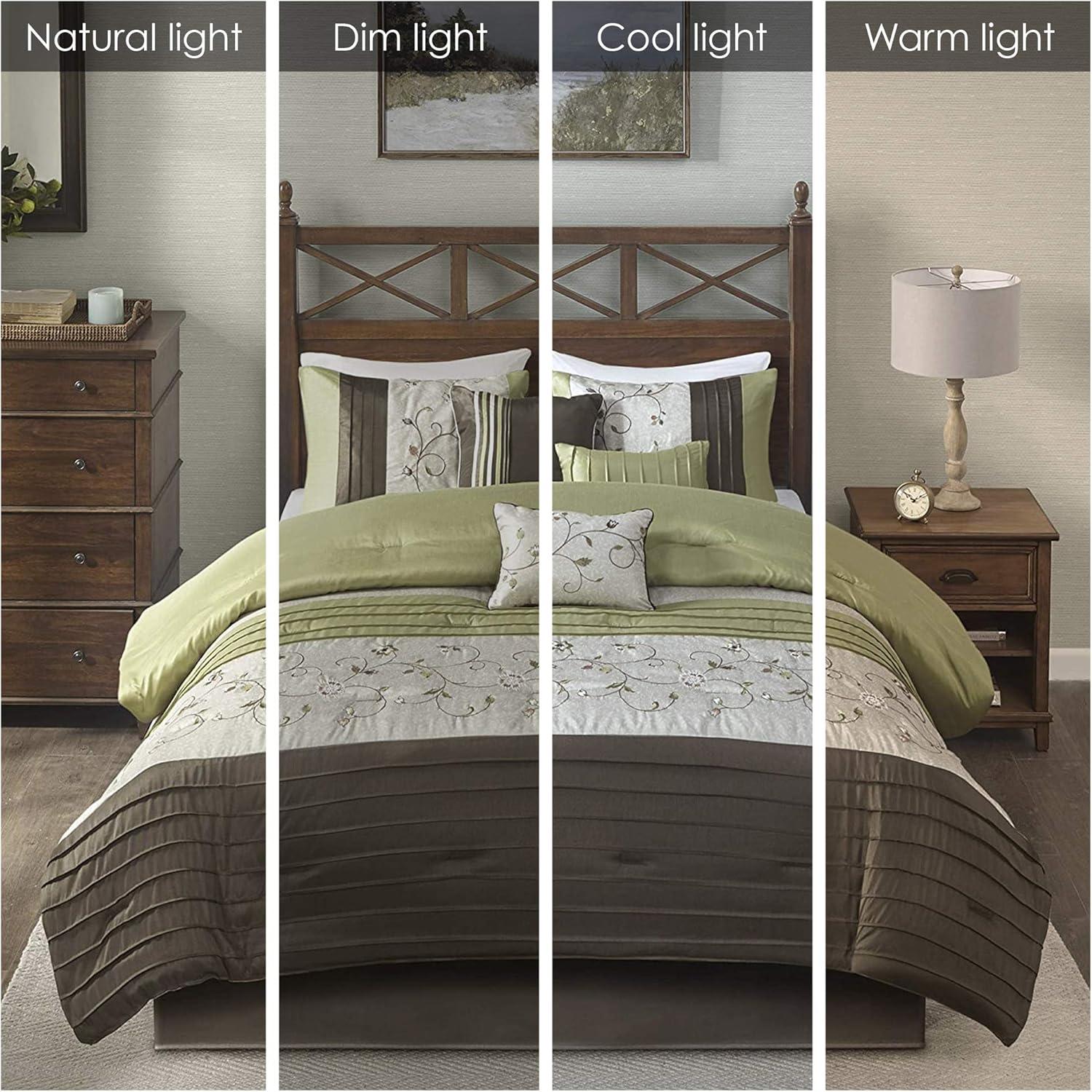 Serene Embroidered 7 Piece Comforter Set