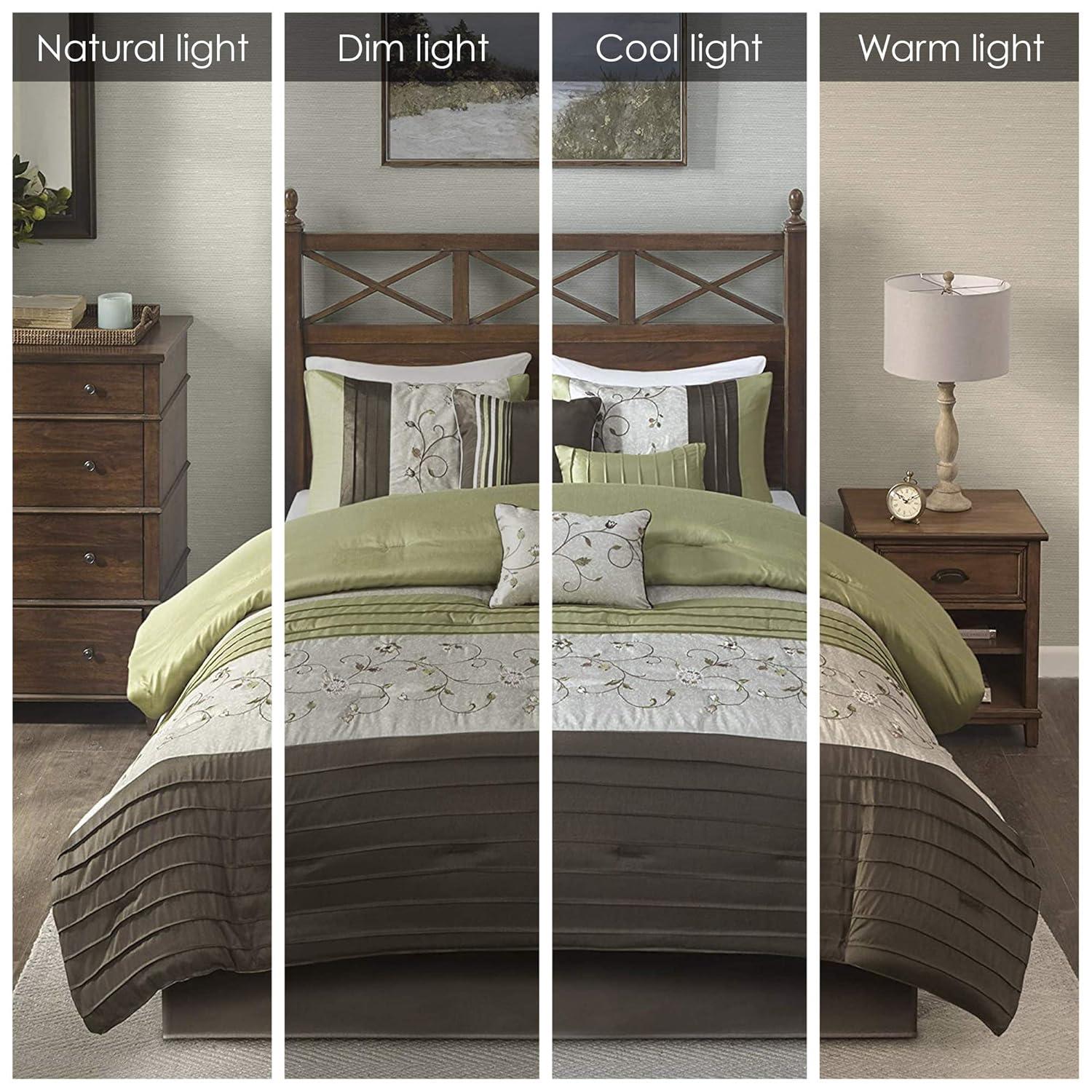 Madison Park Serene Embroidered 7 Piece Comforter Set