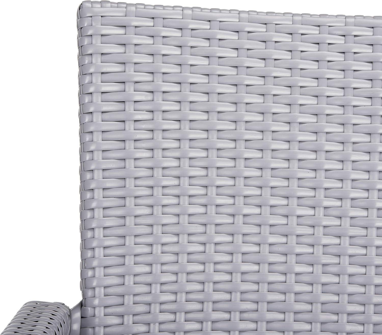 Kelda Stackable Arm Chair Indoor/Outdoor (Set Of 2) - PAT4004 - Grey - Safavieh