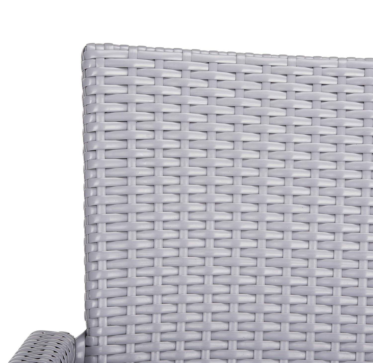 Kelda Stackable Arm Chair Indoor/Outdoor (Set Of 2) - PAT4004 - Grey - Safavieh