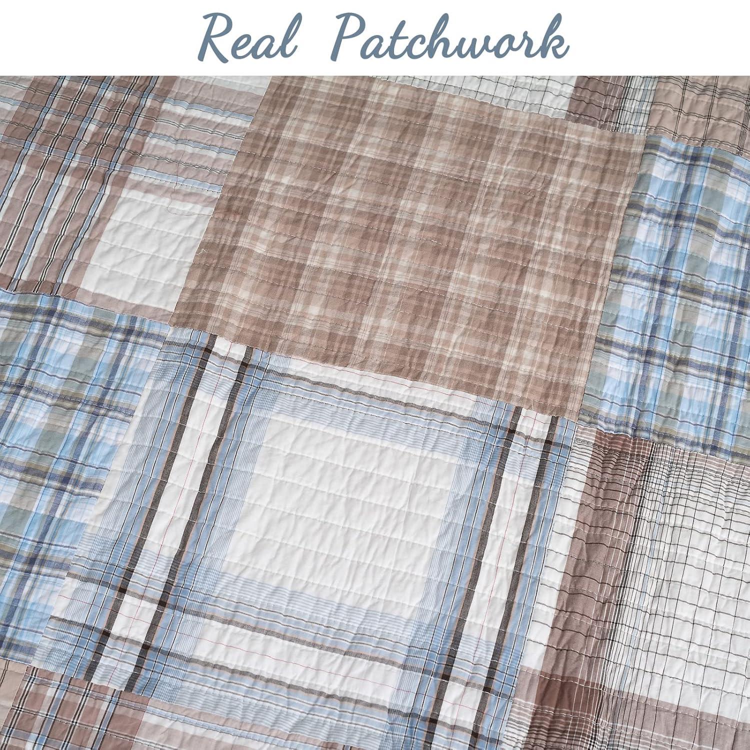 Cotton Patchwork Quilt Set