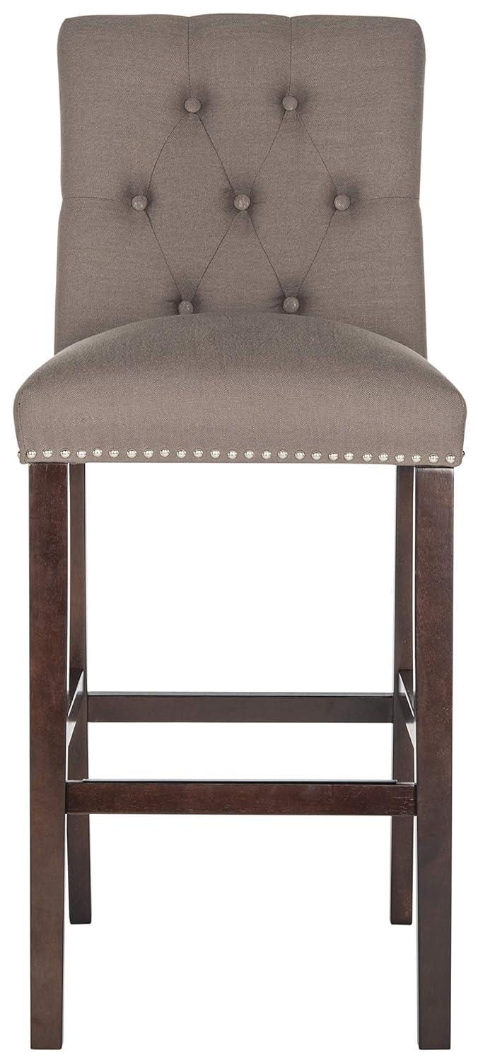 Norah Counter Stool (Set of 2) - FOX6209 - Dark Taupe - Safavieh Couture