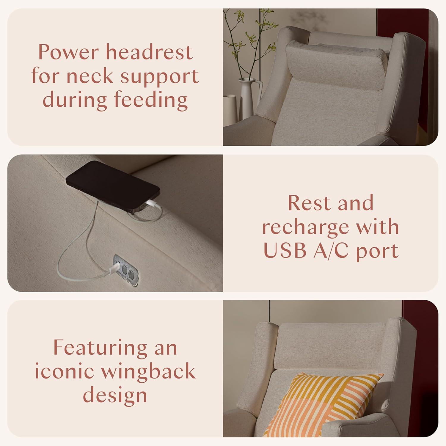 Kiwi Plus Power Glider Recliner w/ Power Headrest