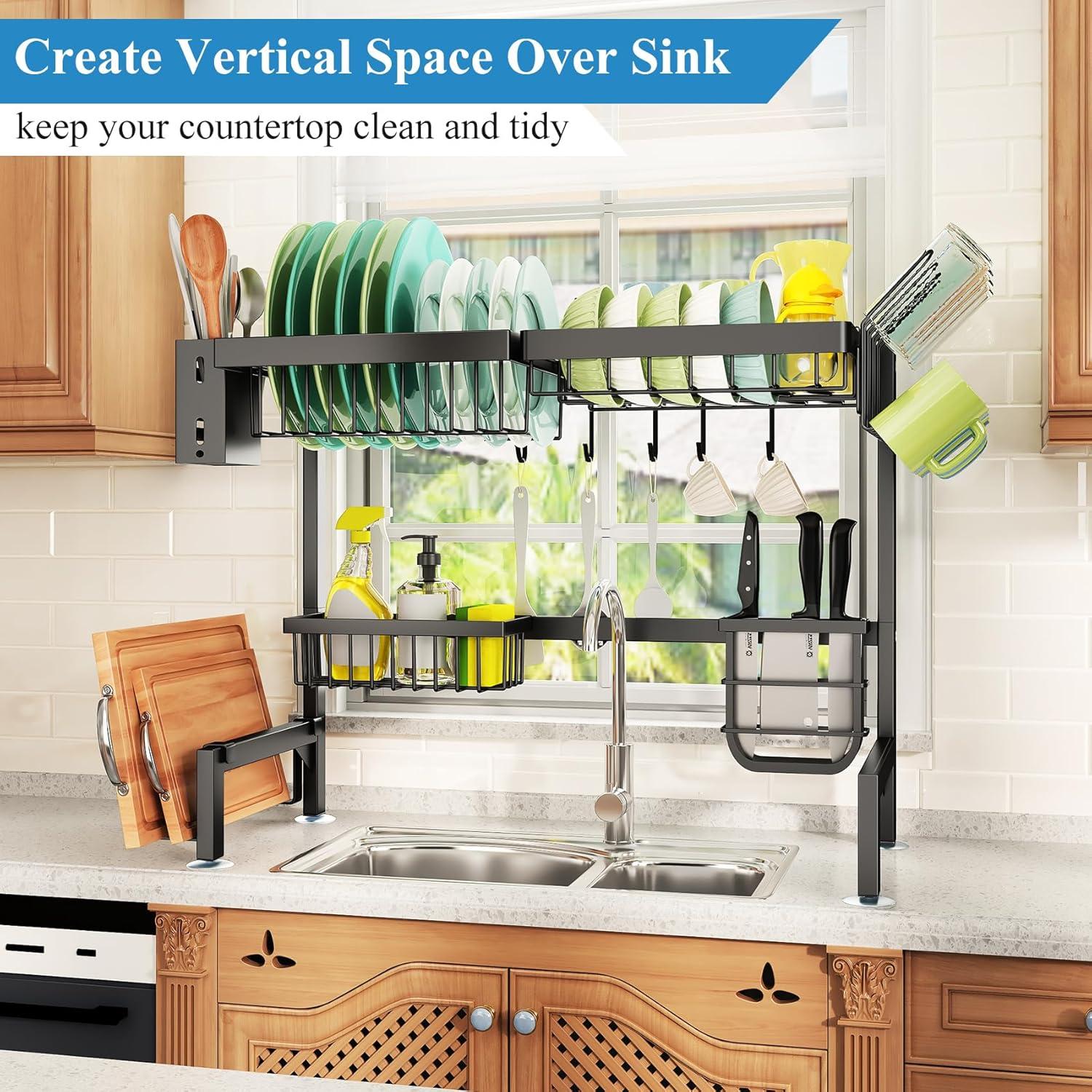 Over The Sink Dish Rack