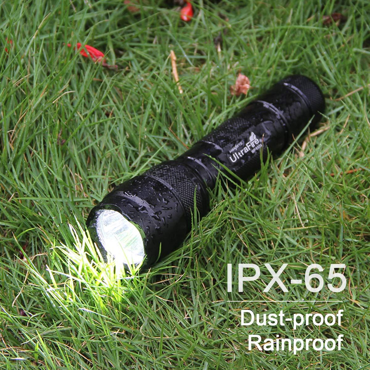 ULTRAFIRE Single Mode Handheld Flashlight WF-502B, V6 LED, Super Power 1000 Lumens hwawys led Flashlights Small Pocket Torch