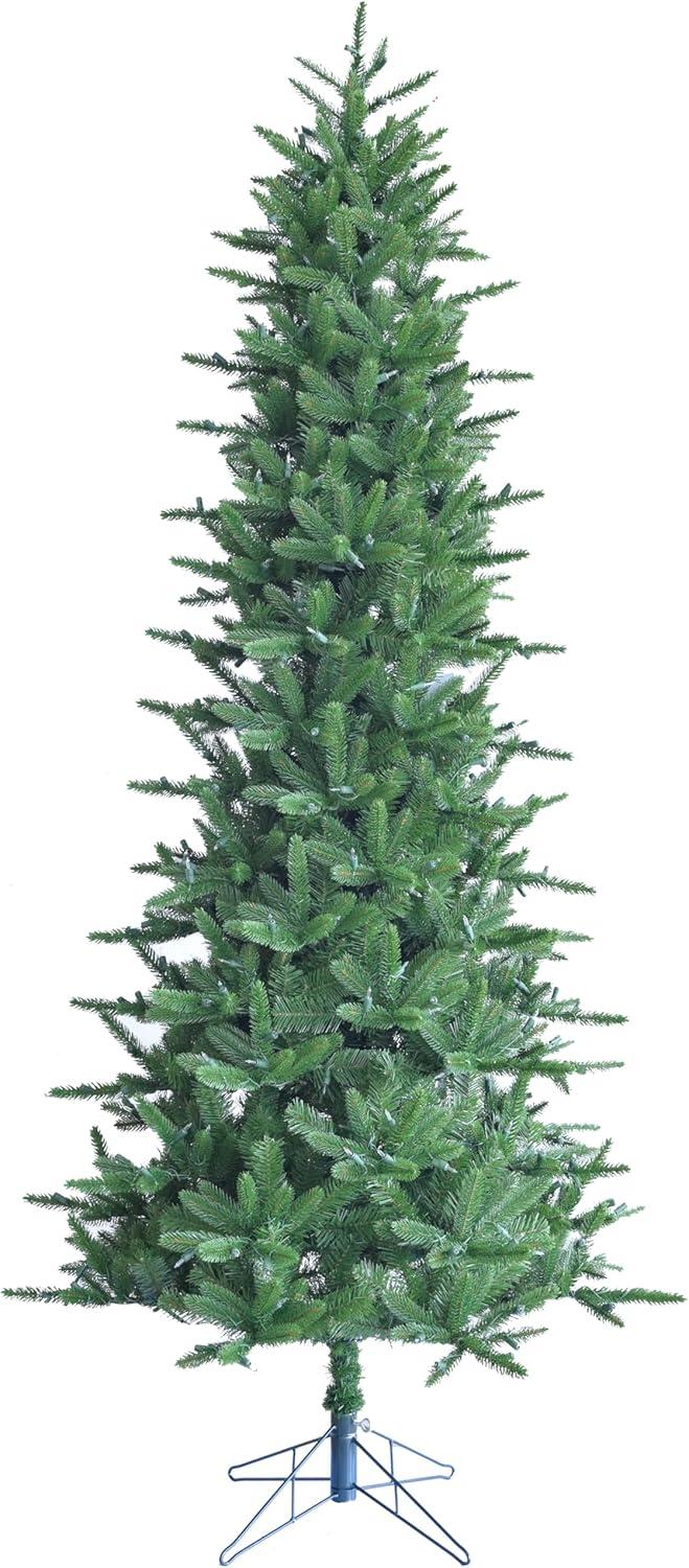 Fraser Hill Farm Green Hinged Pine Christmas Tree, 7.5'