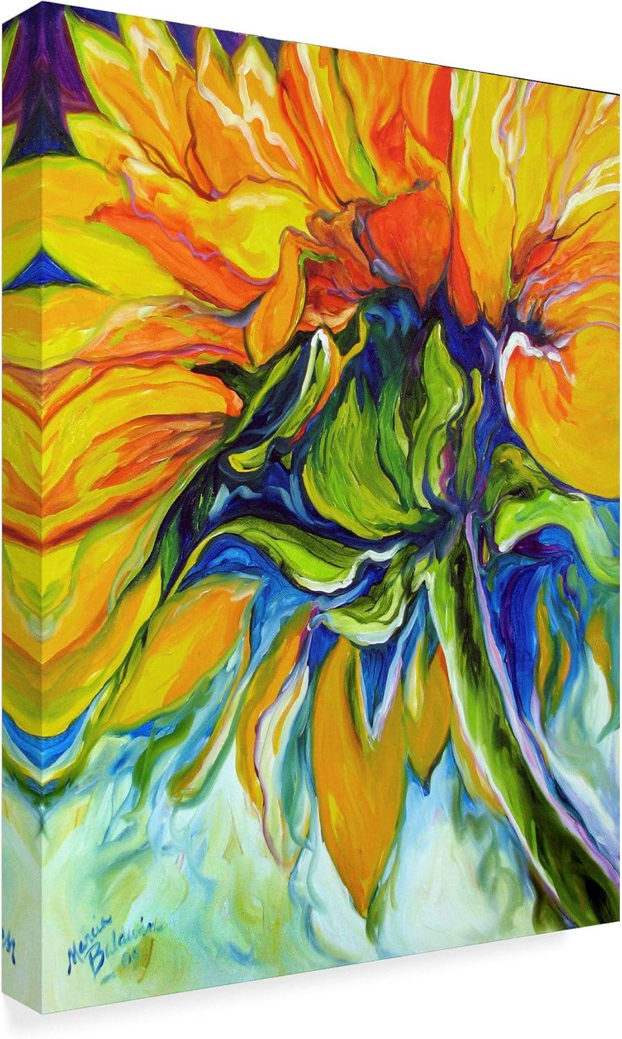 Trademark Fine Art Marcia Baldwin " Sunflower In July " by Marcia Baldwin