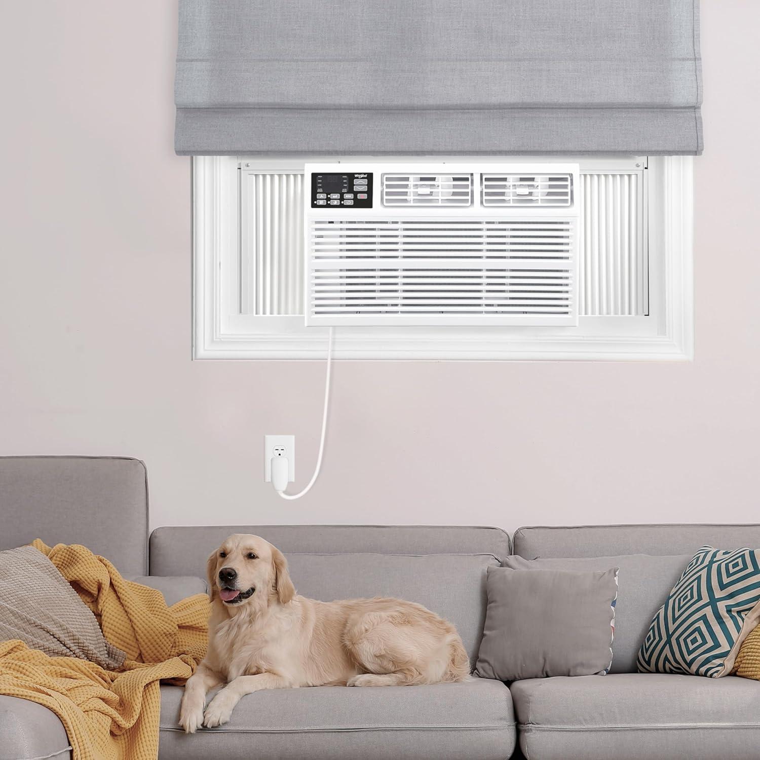 Whirlpool 24,000 BTU 230V Window-Mounted Air Conditioner with Remote Control