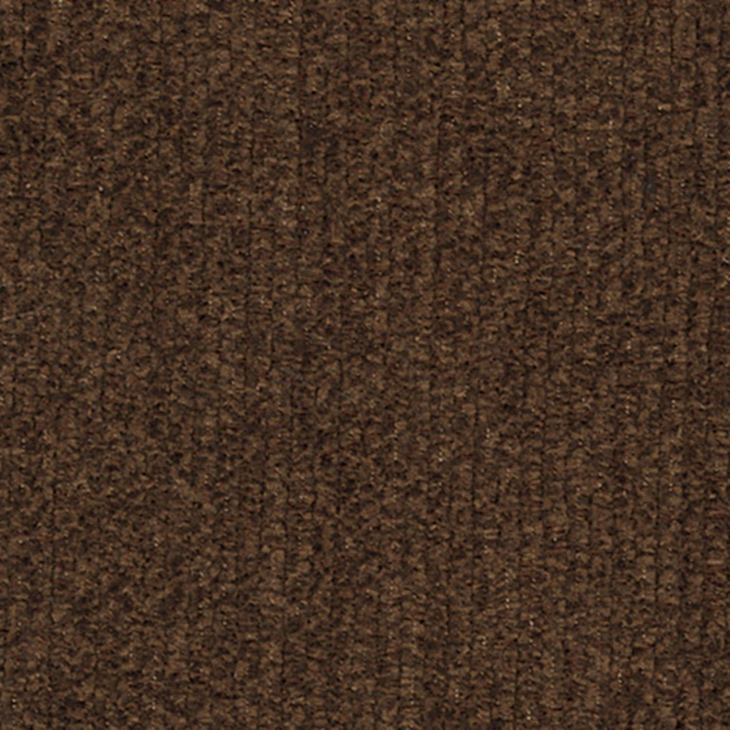 Chocolate Brown Traditional Metal Recliner with Plush Cushions