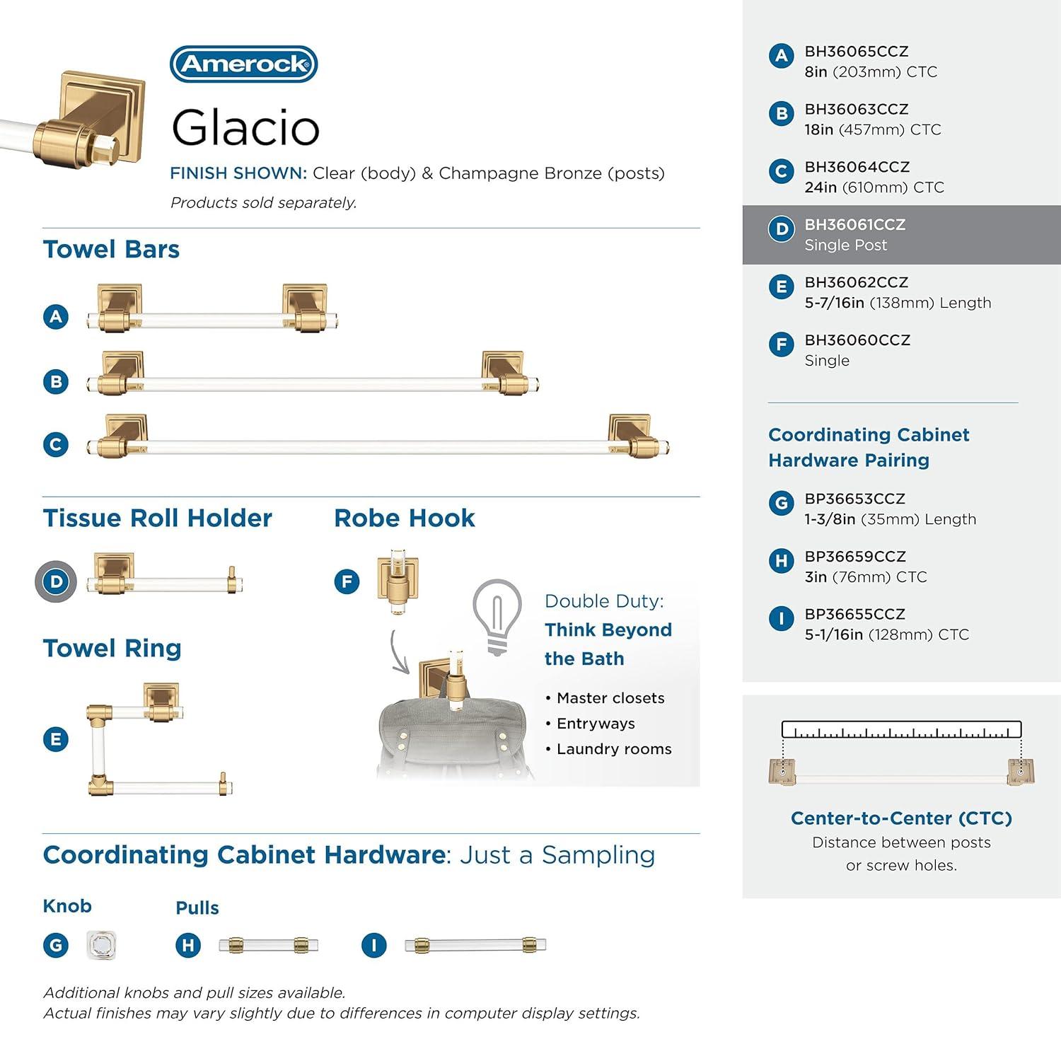 Glacio Wall Mount Toilet Paper Holder