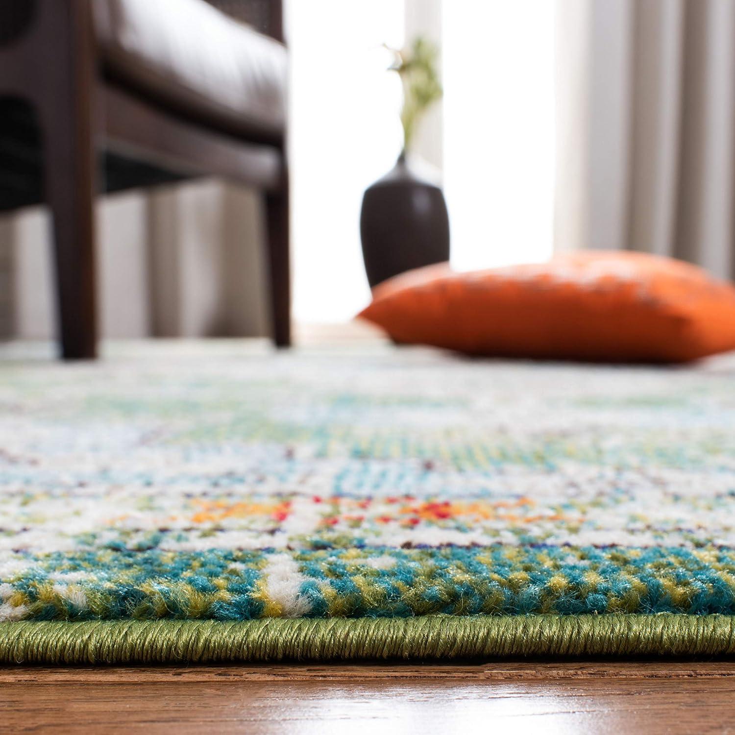 Madison 473 Area Rug In Green / Turquoise