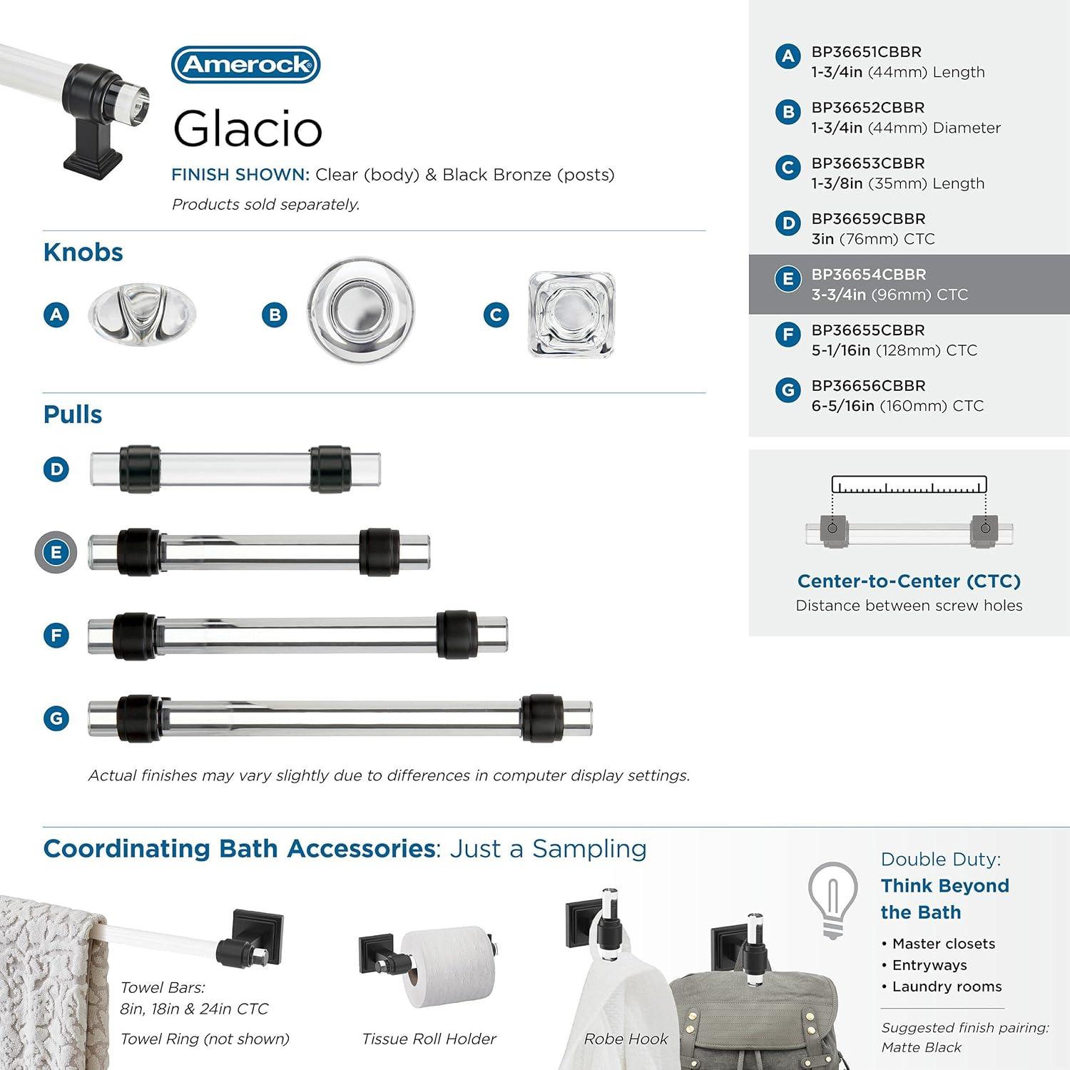 Glacio 3 3/4" Center to Center Bar Pull