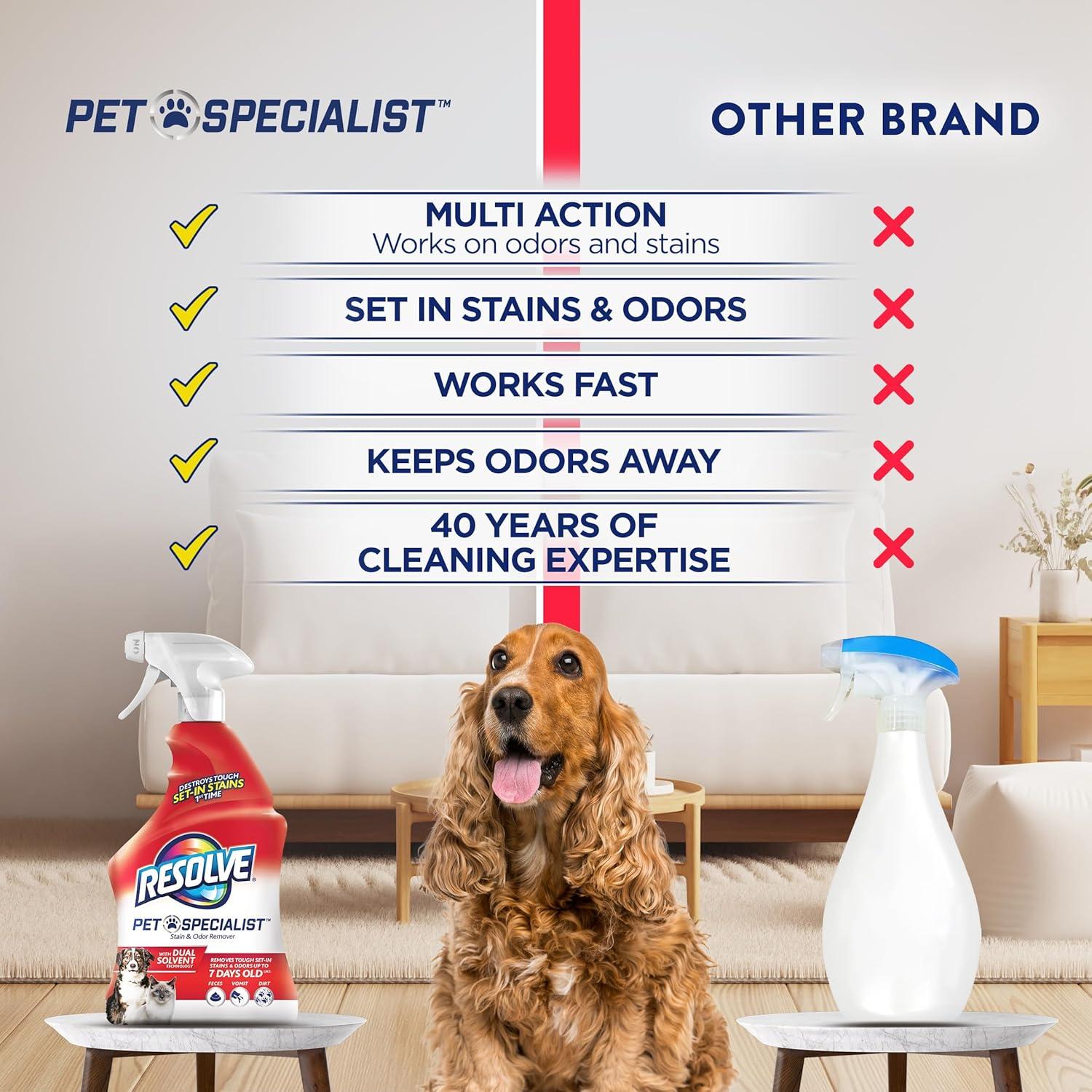 Resolve Pet Stain Remover Spray - 22oz