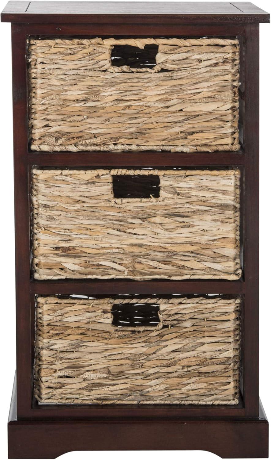 Halle Storage Side Table - AMH5738 - Cherry - Safavieh Couture