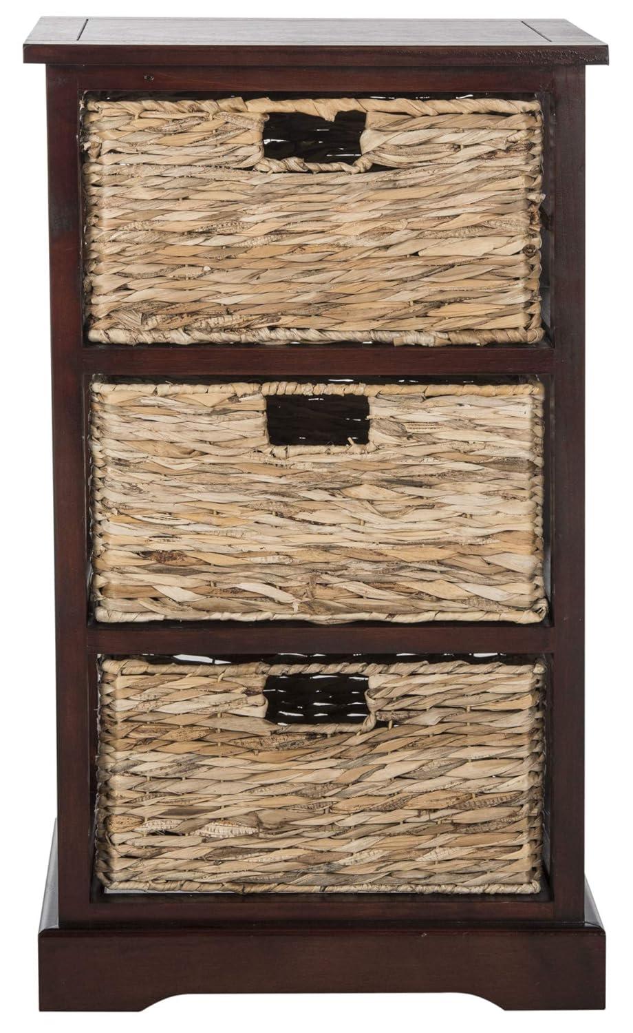 Halle Storage Side Table - AMH5738 - Cherry - Safavieh Couture
