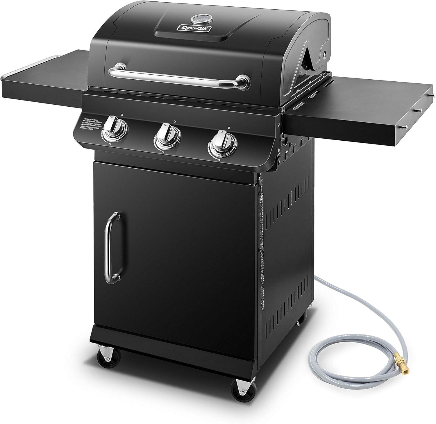 Dyna-Glo 3 - Burner Free Standing 36000 BTU Gas Grill with Cabinet