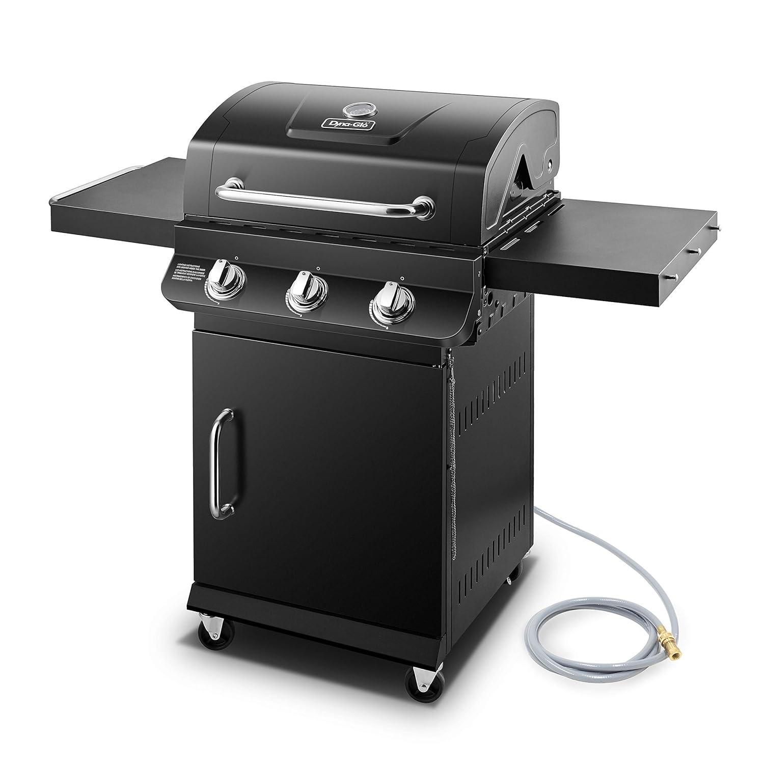 Dyna-Glo 3 - Burner Free Standing 36000 BTU Gas Grill with Cabinet