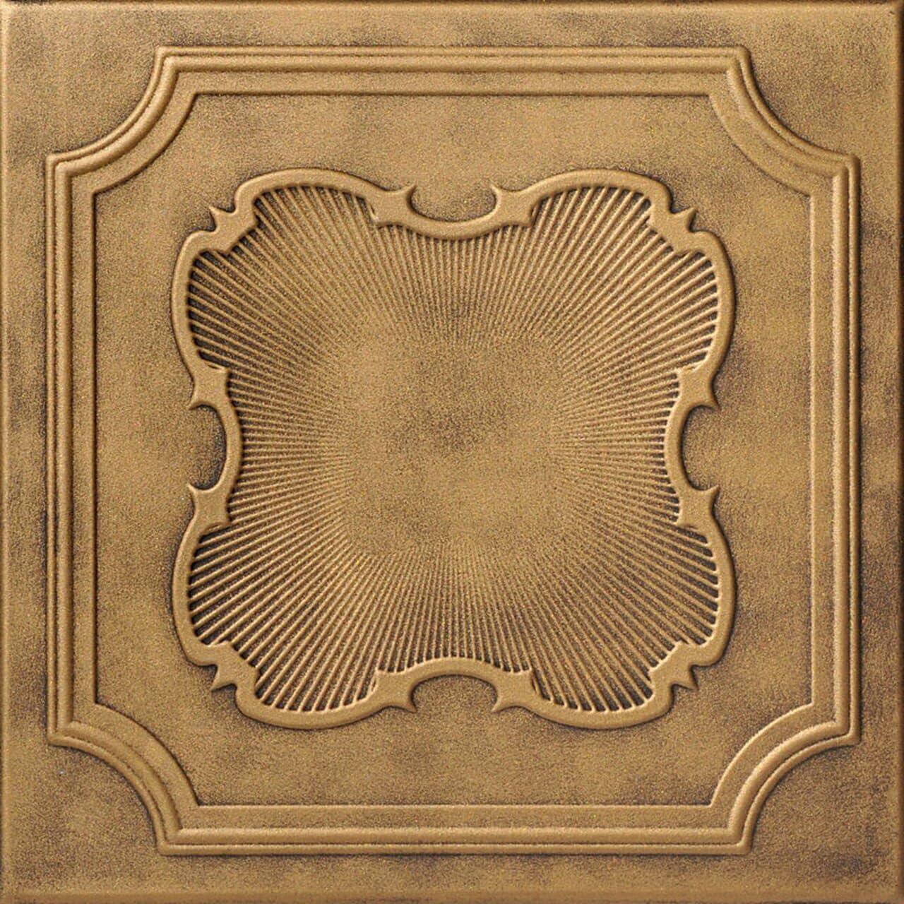 A La Maison Ceilings Coronado 1.6 ft. x 1.6 ft. Polystyrene Glue-up Ceiling Tile (Set of 48)