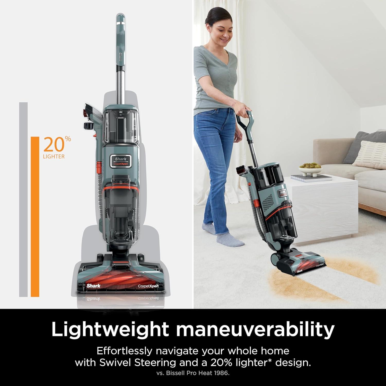 Shark CarpetXpert, Upright Carpet & Area Rug Cleaner for Pets, Deep Carpet Cleaning & Dirt & Grime Removal, Carpet Shampooer, EX151