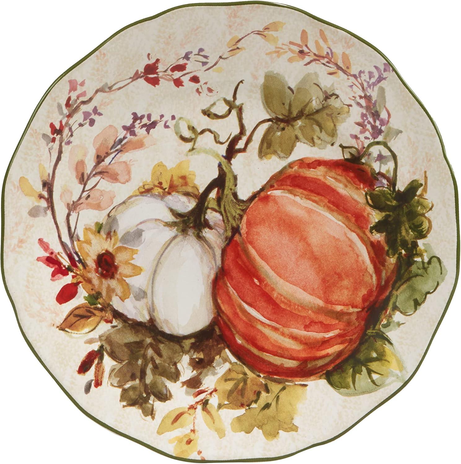 Harvest Morning Set Of 4 Dessert Plates