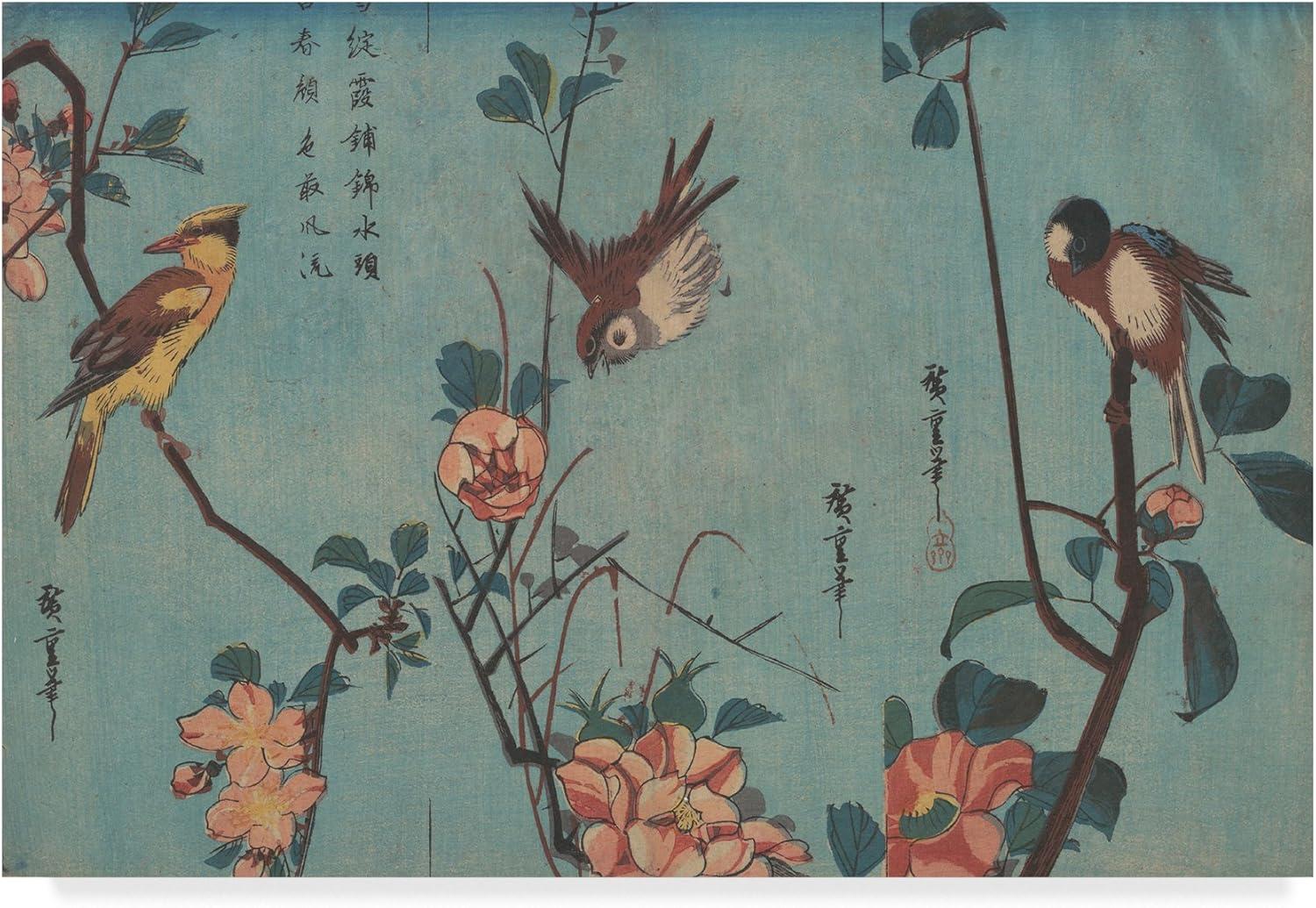 Utagawa Hiroshige " Birds And Flowers " by Utagawa Hiroshige