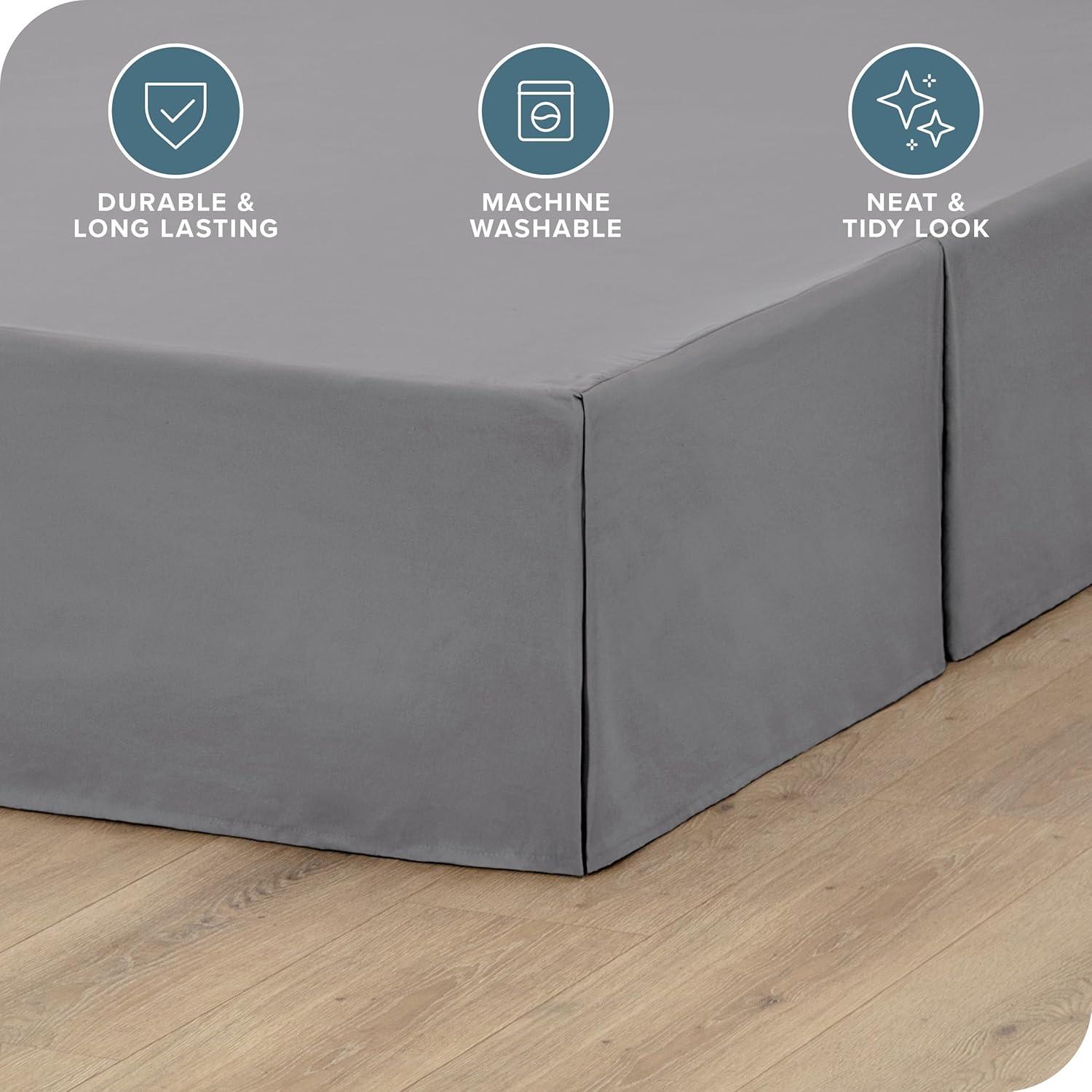 Tailored 15" Pleated Bed Skirt