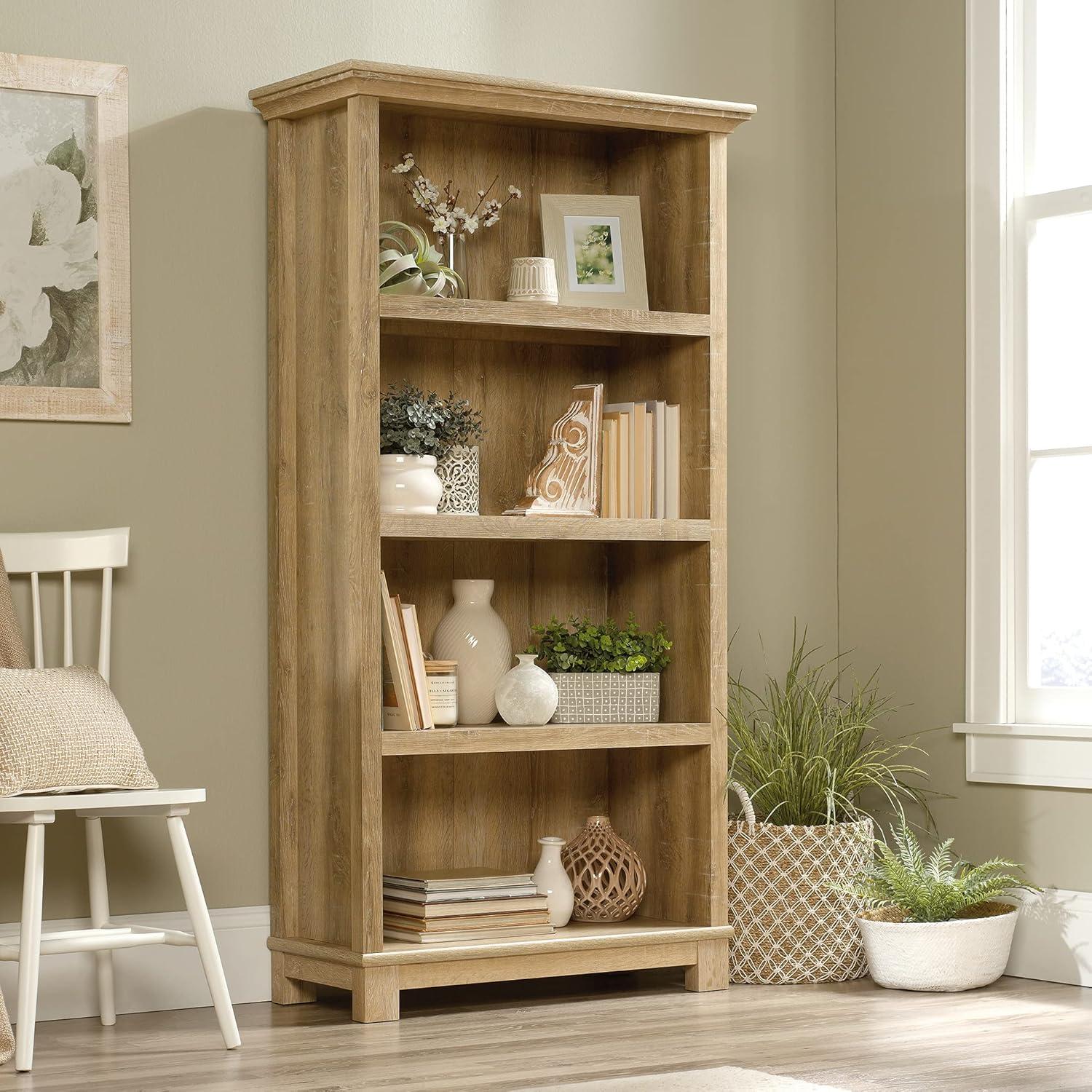 Sauder Garden Villa Tall Bookcase, Orchard Oak Finish