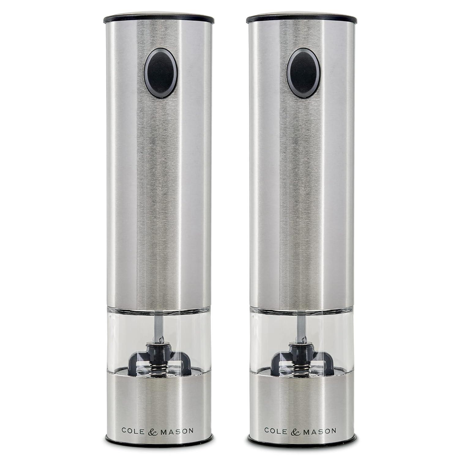 Cole & Mason Cole & Mason Battersea Electric Salt And Pepper Grinder Set
