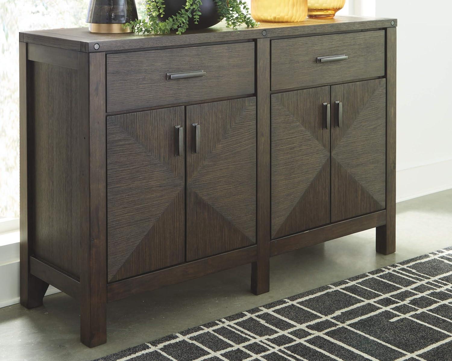 Signature Design by Ashley Dellbeck Dining Room Server in Brown