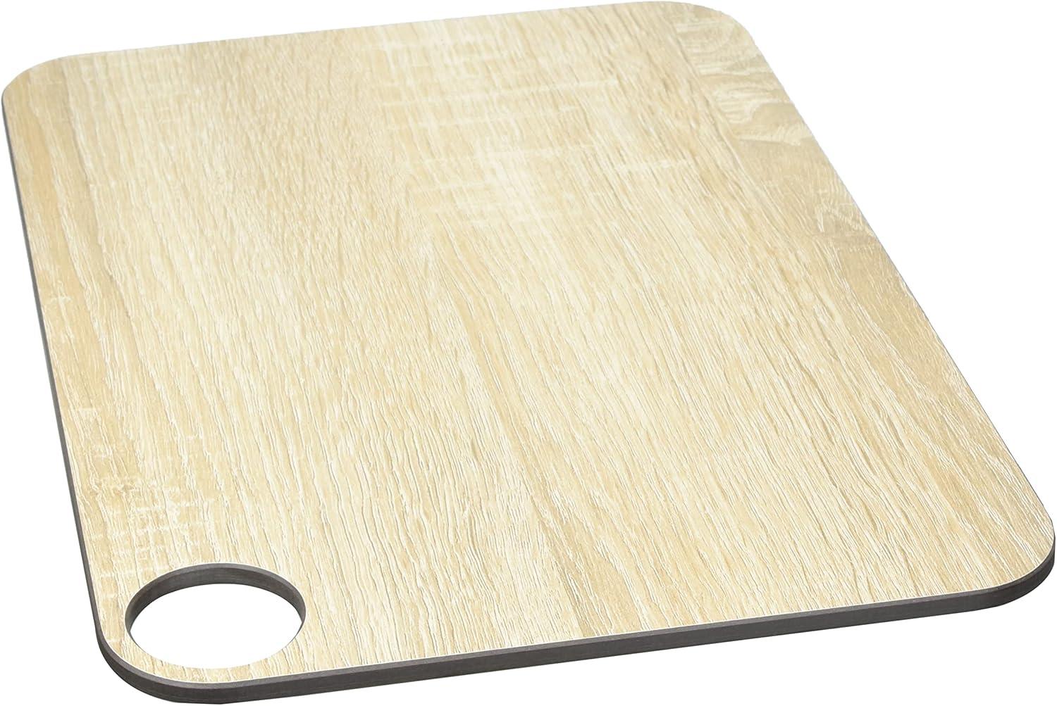 ARCOS Brown Cutting & Serving Board with Hanger, 13" x 9", Cellulose Fibre/Resin