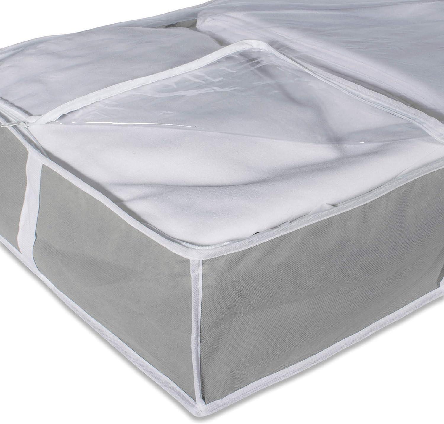 40 x 18 x 6 in. DII Soft Storage, Gray - Set of 2