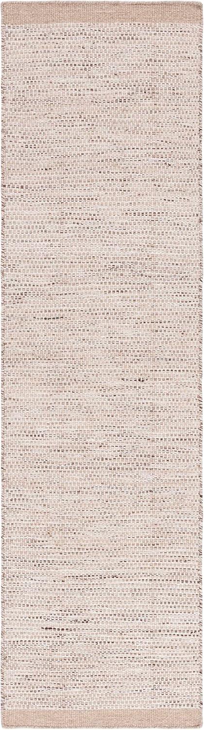 Vermont VRM807 Hand Woven Indoor Runner Rug - Beige/Ivory - 2'3"x8' - Safavieh