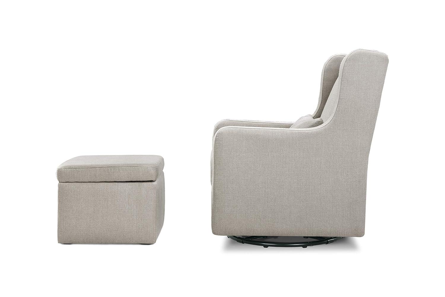 Adrian Swivel Glider and Ottoman