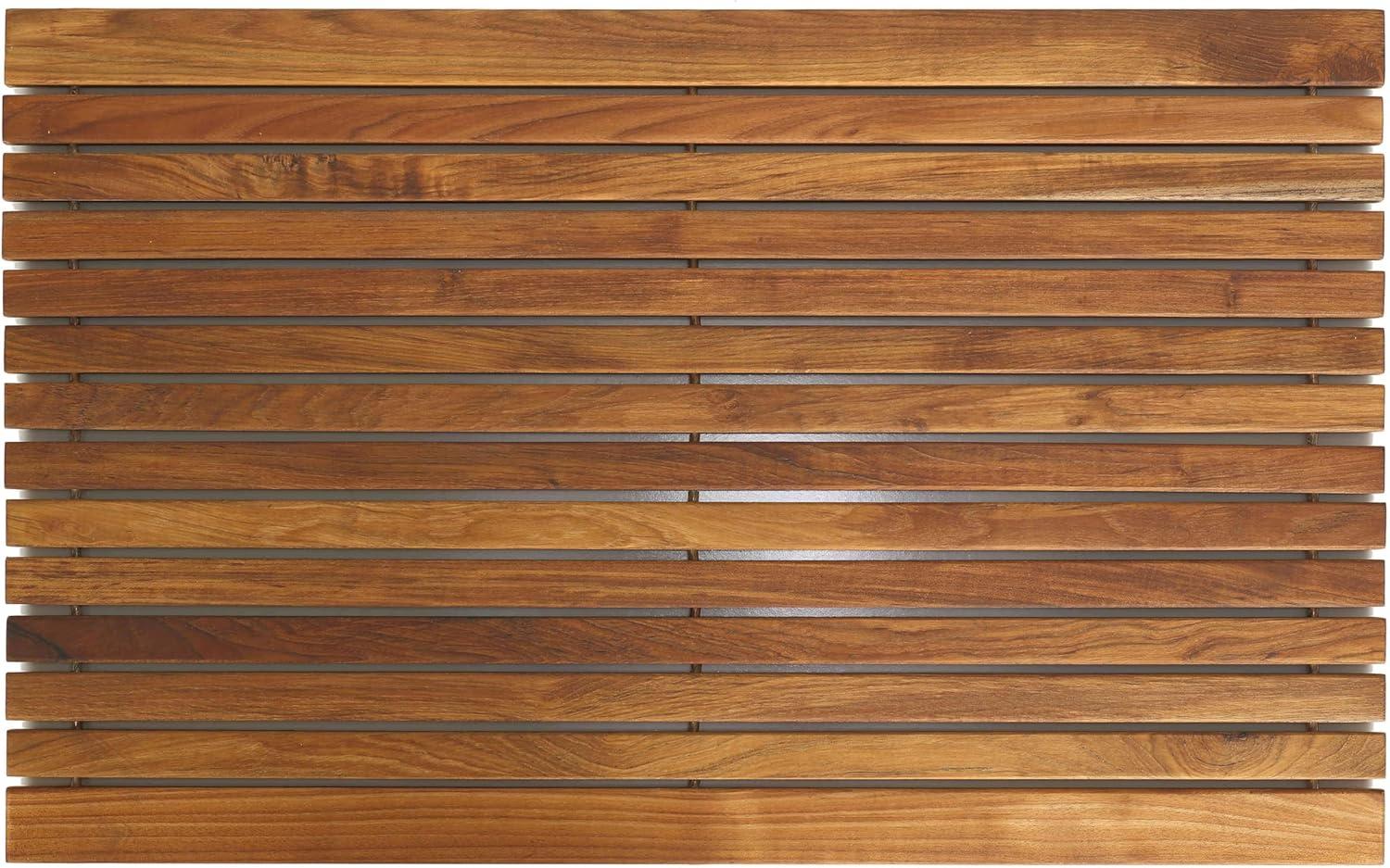 Union Rustic Chatillon Teak Bath Mat