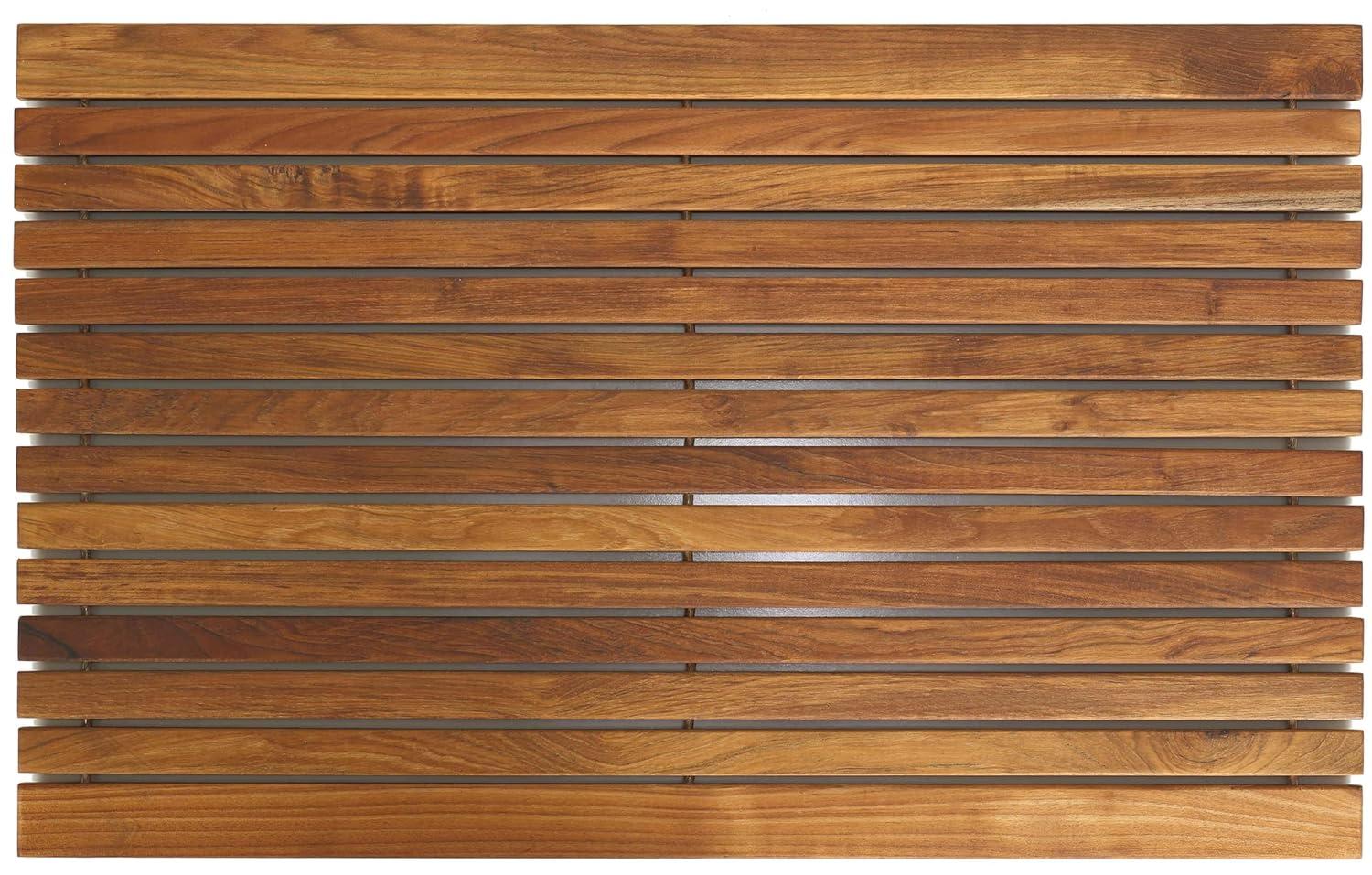 Union Rustic Chatillon Teak Bath Mat