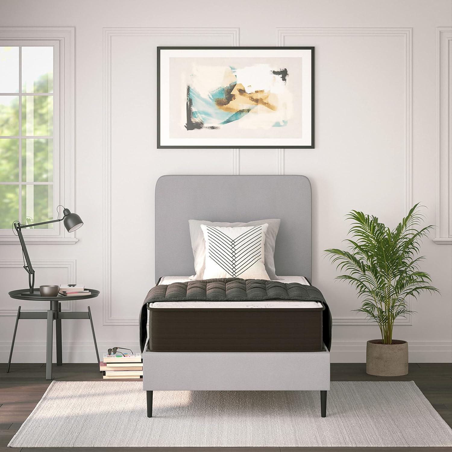 Flash Furniture 10" Hybrid Foam and Pocket Spring Mattress, Twin Mattress in a Box