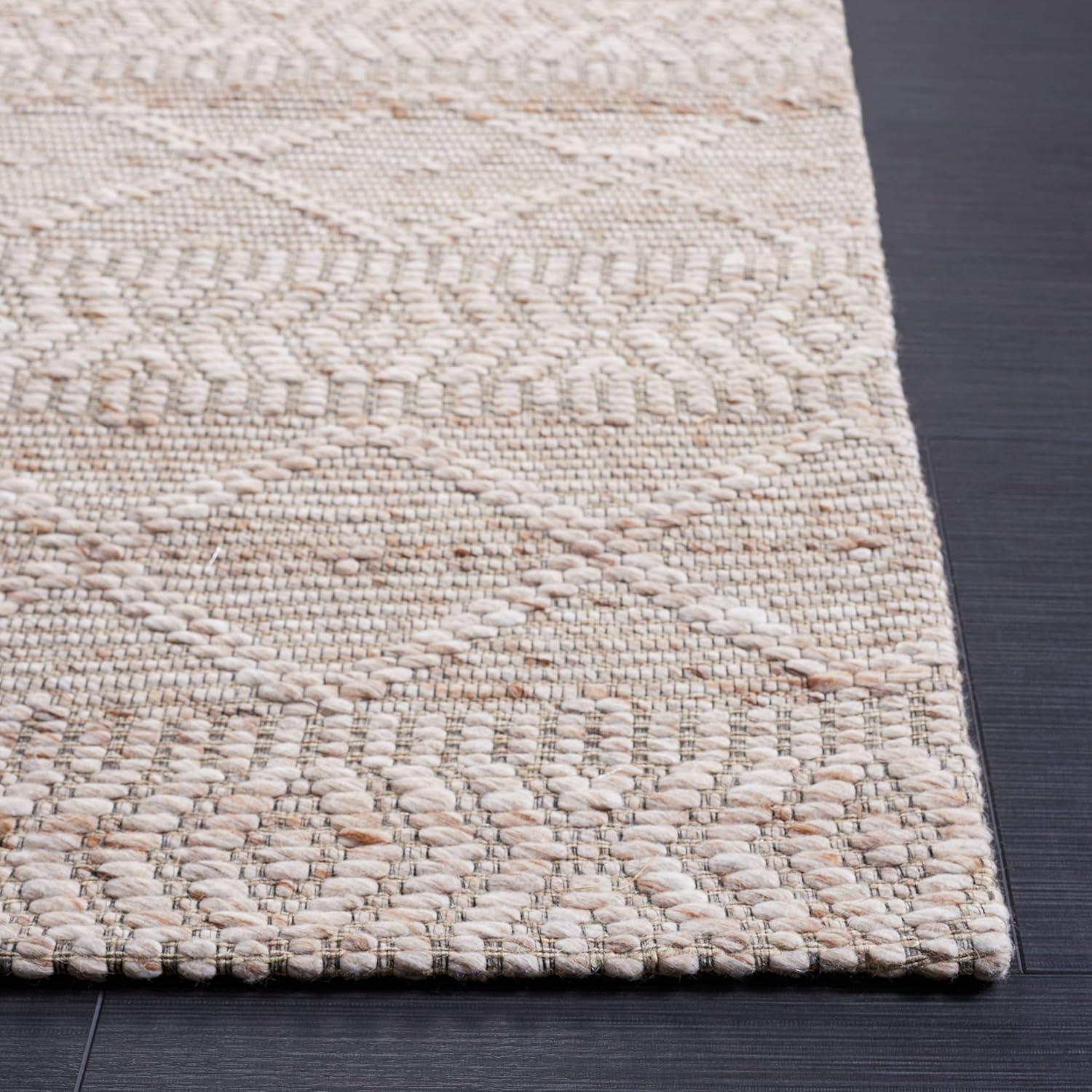 Marbella MRB751 Flat Weave Indoor Area Rug - Natural/Beige - 8'x10' - Safavieh