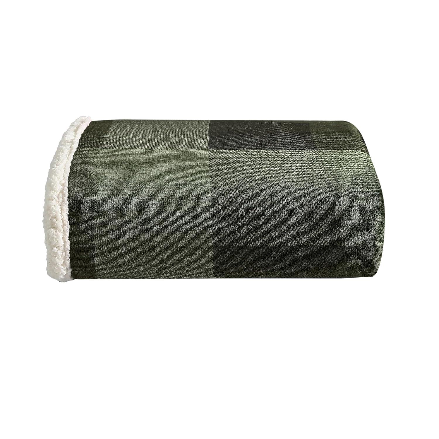 Eddie Bauer Eddie Bauer Printed Plush Fleece/Sherpa Throw Blankets
