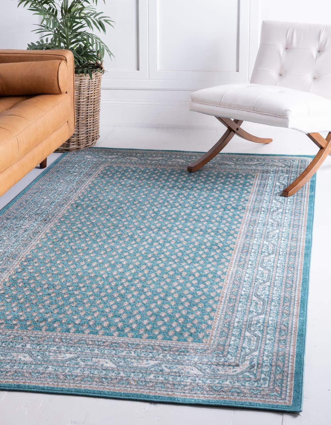 RugPal Wingate Turquoise Area Rug