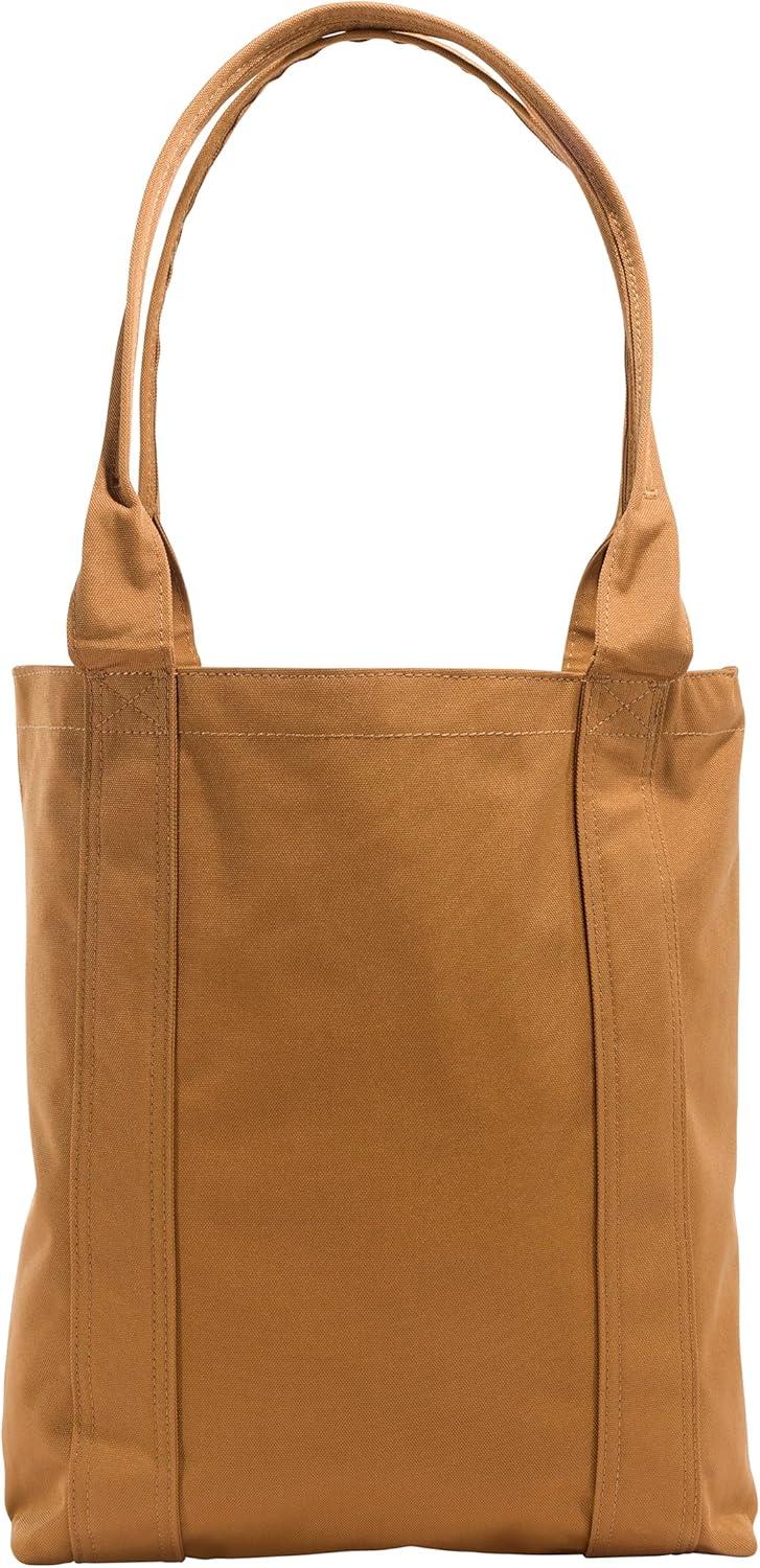 Carhartt Brown Durable Water-Resistant Nylon Tote Bag