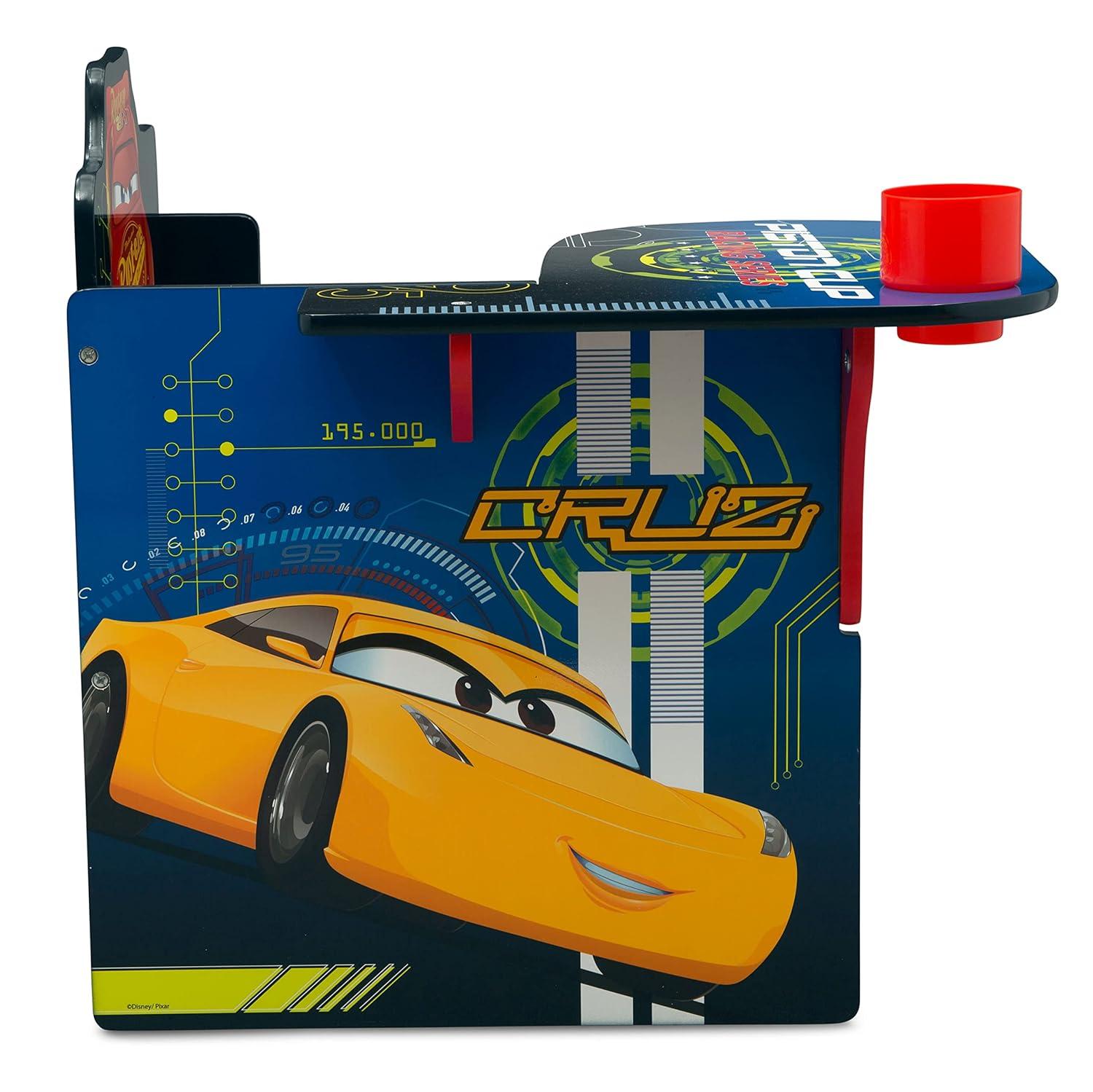Delta Children Disney/Pixar Cars Kids Chair Desk with Storage Compartment