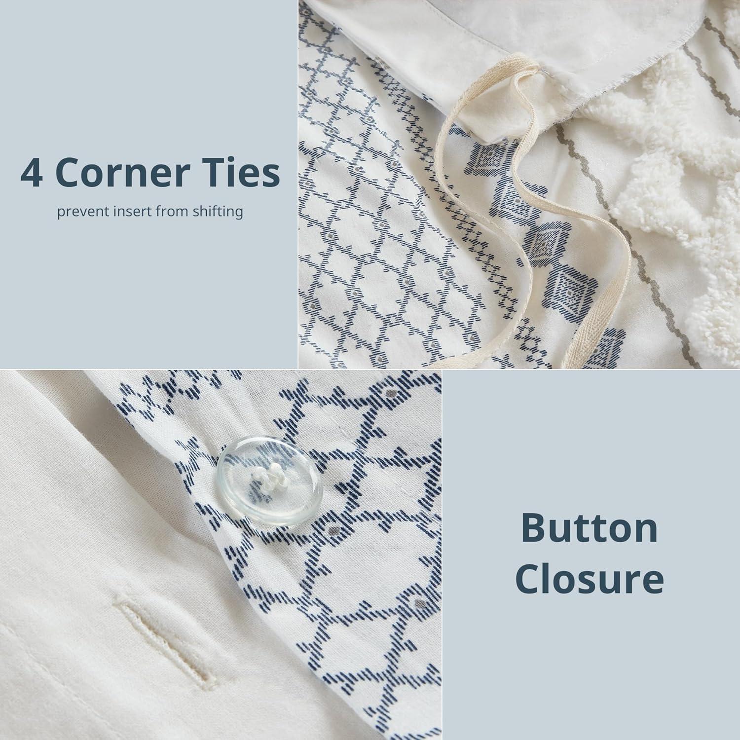 INK+IVY Imani Cotton Printed Duvet Cover Set