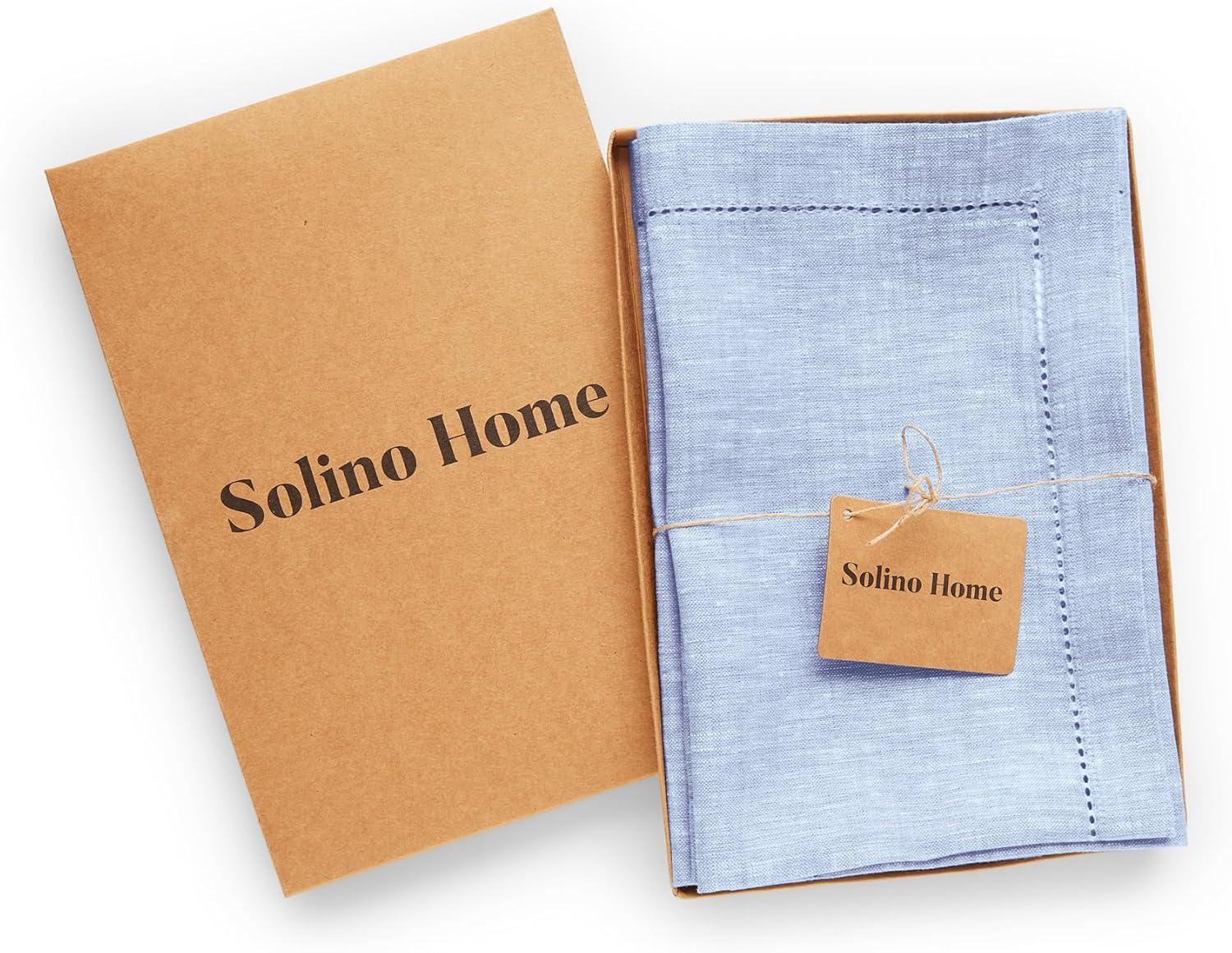 Solino Home Milan - 100% Pure Linen Placemats (Set of 4)