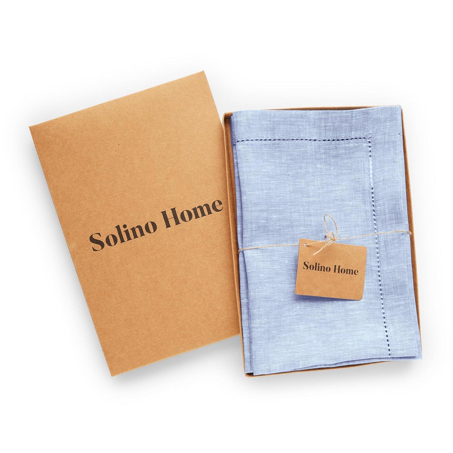 Solino Home Milan - 100% Pure Linen Placemats (Set of 4)