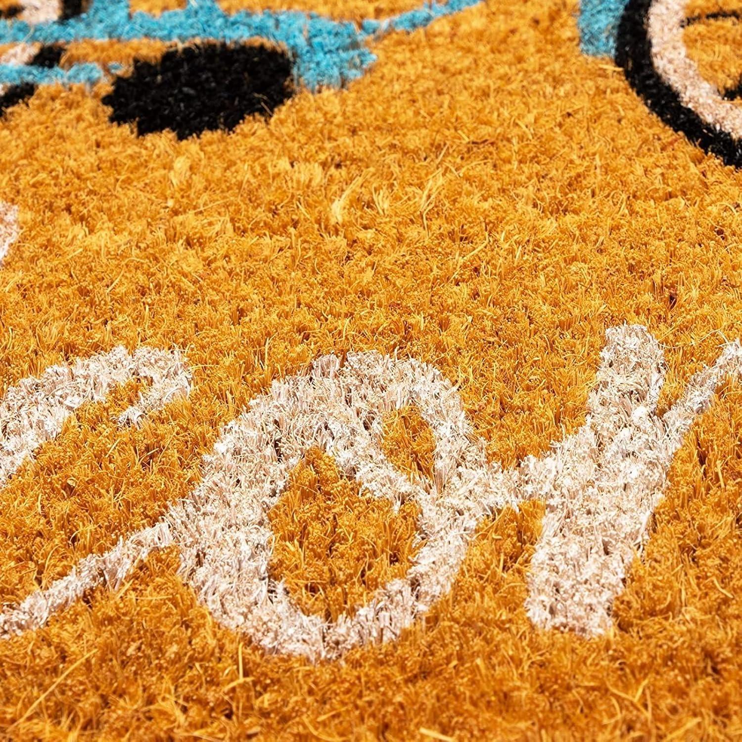 Juvale Natural Coir Doormat, Bicycle Welcome Mat (30 x 17 Inches)