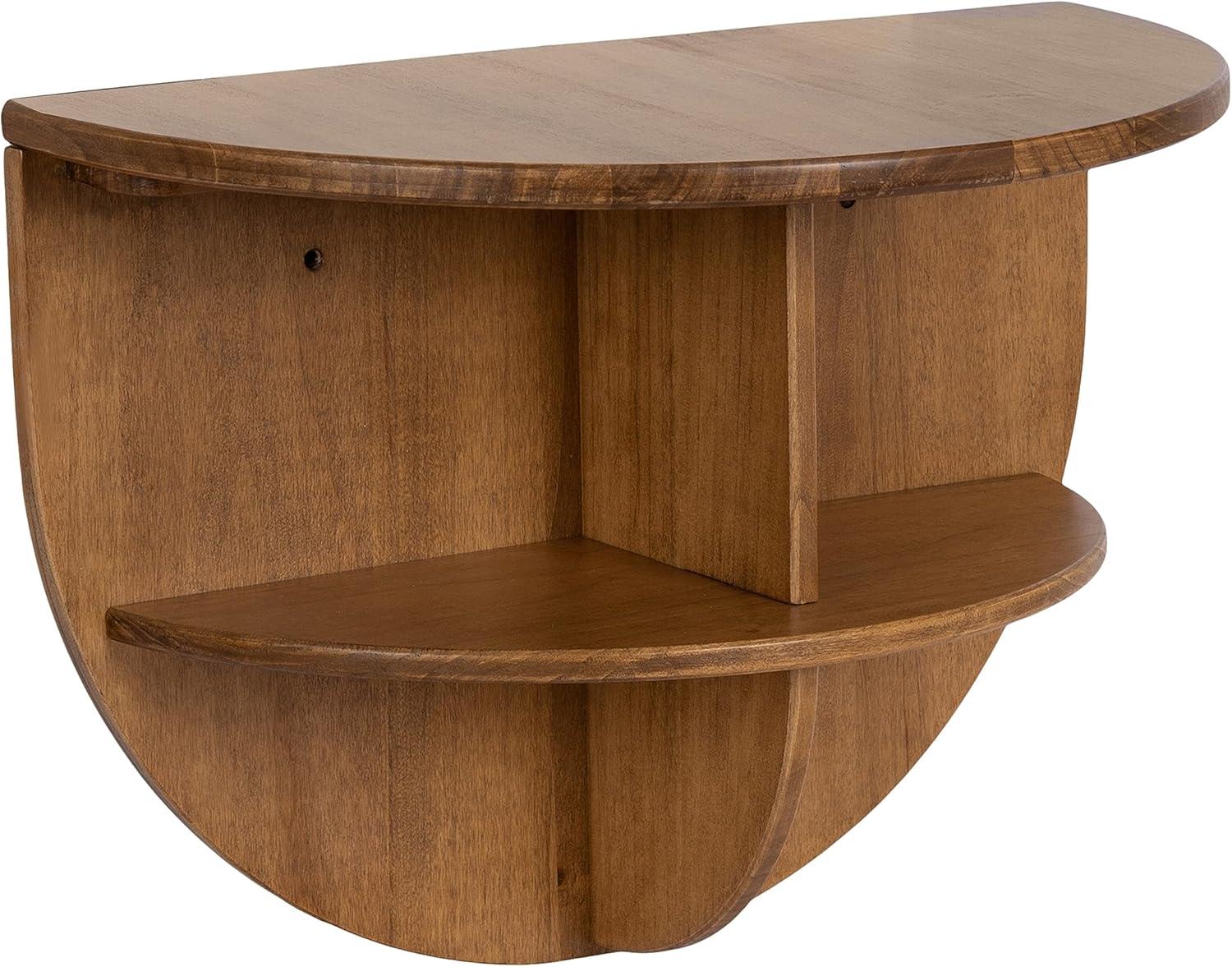 Kate and Laurel Jalla Wood Floating Side Table